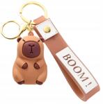 EdiBazzar Kapibara kulcstartó, táskadísz, karabineres, ajándék (Brelok z Kapibarą do kluczy torebki breloczek)