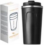 Tressari 510 ml-es fekete termobögre, nagy, szivárgásmentes Tressari termosz kávéhoz, teához