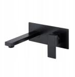 CHDE Qvadro Box fekete, falba süllyesztett mosdó csaptelep (BUP-951)