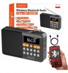 Zenwire Mini Fm Rádió Bluetooth Hordozható Elemes Konyhai Vezeték Nélküli Hangszóró (Małe Radio do Kuchni Garażu Podróży Budowlane)