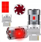 MAGALL Led P27W 3156 Piros 2600LM Canbus Féklámpa, ventilátorral