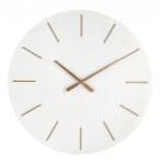 Bizzotto Ceas perete metal alb auriu Timeline 60x5 cm (0182379)