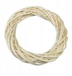 Luk Vesszőkoszorú, ø 30 cm, természetes, esküvői, ünnepi dekoráció (GD30 NATUR)