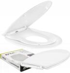 TOYA Univerzális WC Deszka, 410-460×380mm, duroplaszt, fehér, gyerekeknek (75467)