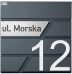 Printima Nagy Méretű Antracit Postaláda, újságtartó, 37×37×10.5cm (Skrzynka Na Listy 5907118966653 Antracyt Dom)