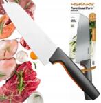 Fiskars Santoku Ázsiai Éles Konyhai Kés 16CM Prémium Szilárd Aprításhoz (1057536)