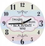 Ora Drága nagyszülőknek szeretünk Titeket 30 cm ajándék Nagymama és Nagypapa napjára (MM_ZEG 5)