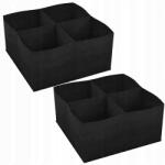  Zöldségesláda, 60×60×30cm, vlies, 2db, zöldségekhez, virágokhoz (Zestaw 2 szt doniczka warzywnik eko włóknina)