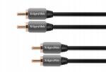 Krüger&Matz Rca kábel Kruger&Matz 2 Rca dugó 2 Rca dugó 180 cm (KM0305)
