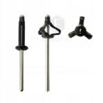  Fekete szakítószegecs, alumínium, 4X18mm, autóiparhoz, hajóépítéshez