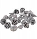 Trend-Deco Szárított lótuszvirág, 8-10cm, fehérített, 25 db (#9637)