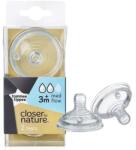 Tommee Tippee Szilikon Cumi, 3m+, közepes, 2 db (SmoczekTommeeTippeenabut)