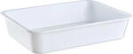 HNC Plastic Multifunkciós műanyag tálca tető nélkül - 4L és 6, 5L - fehér Liter: 4 L
