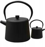 HowHomely Tetsu 900ml fekete öntöttvas teáskanna, vintage stílusú (HH-6184)