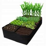  Zöldségesláda 180×90cm, vlies, zöldségekhez, fűszernövényekhez (Duża doniczka z włókniny EKO warzywnik kwiaty)