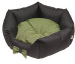 Comfy Kifutó termék Comfy Lola Bed - peremes fekhely (fekete, zöld) kutyák részére (50x50x20cm)