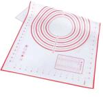 NEWALOR Skálázott hőálló tapadásmentes szilikon sütőlap - 60×40 cm, újrafelhasználható (NW07)