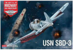 Academy 12345-ös számú repülőgép-modellkészlet - USN SBD-3 Midway-i csata (1: 48)