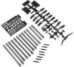 Axial Axiális rúdgeometria hátul, alumínium