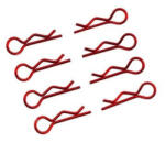 Ultimate Racing Karosszéria klipszek kicsi 1/10 - jobb és bal 4 db - piros