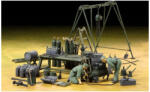 TAMIYA 37023 Német Karbantartó Csapat és Felszerelés Szett 1: 35
