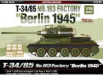 Academy Model Kit tank 13295 - T-34/85 No. 183 Factory "Berlin 1945" (1: 35)
