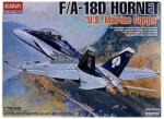 Academy Modell Kit repülőgép 12422 - F/A 18D HORNET "US MARINES" (1: 72)