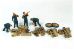 TAMIYA német tank lőszer-töltő személyzet készlet 1/35