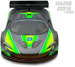 BLITZ Lexán karosszéria átlátszó BLITZ 1/8 GT3 GBS szárnnyal együtt, vastagság 0, 7mm
