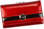 Cavaldi H23-2-SH piros női marhabőr pénztárca (38615)