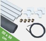 Szúnyogháló Áruház Műanyag keretes szúnyogháló " szereld magad " készlet, fehér, 50 x 50 cm