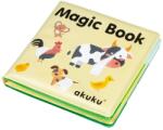 AKUKU Magic vízzel színezhető készségfejlesztő pancsolókönyv - Farm