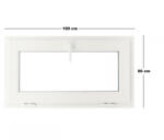 Far Est Műanyag ablak fehér 100x50cm 3 kamrás Bukó (6020145)