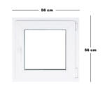 Far Est Műanyag ablak fehér 56x56cm (6047376)