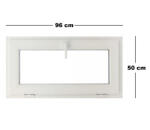 Far Est Műanyag ablak fehér 96x50cm 3 kamrás Bukó (6020144)