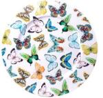  IRIS bádog tálca pillangós 33x1, 5cm (QX_IMPEX_KFT_81064) (QX_IMPEX_KFT_81064)