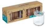 LUMINARC 4 db kerek üvegedény készlet fedéllel 750ml (LUMINARC_25644) (LUMINARC_25644)