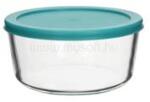 TOO KT-92 üveg 944 ml-es kerek ételtároló műanyag tetővel (KT-92) (KT-92)