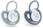 Lorelli Set 2 Suzete cu Capac Lorelli Silicon Moale 0 Luni+ Cameo Blue (1022071 0004)