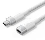 Vention USB-C 3.2/M -> USB-C 3.2/F, 1m, (hosszabbító, fehér, Gen2, 10Gbps), kábel (TRFWF) (TRFWF)