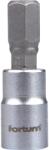 Fortum Dugókulcs betét, 1/4" csatlakozó, HEX 8mm imbusz Bitfejjel, hossza: 38mm, anyag: 61CrV5/S2, mattkróm (4701608)