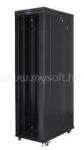 Lanberg 19" szabadon álló rack szekrény 47U/800X1200 üvegajtó, lapraszerelt, LCD kijelző, V2 (fekete) (FF01-8247-12BL) (FF01-8247-12BL)