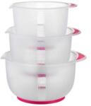 GONDOL IRIS G-480 TRIPLE MIXING 3 darabos keverőtál szett, csúszásmentes talppal 1.500ml+2.000ml+2.500ml 24x22x12cm (G-480) (G-480)