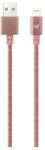 Wonder Cablu de Date Wonder USB-A Lightning 1m Roz (WC140LFPK)