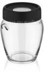 LUXPLASTIC IRIS C-00138 Ring üveg tároló 580ml, fekete, elfántcsont vagy szürke színű (C-00138) (C-00138)