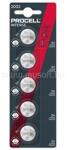 Duracell PROCELL gombelem CR2032, lítium, 5db/csomag (PROCELL-CR2032-5PK) (PROCELL-CR2032-5PK)