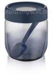 Qlux IDEAS IRIS C-00419 Rainbow indigókék üveg tároló 425ml (C-00419) (C-00419)
