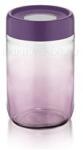 LUXPLASTIC IRIS C-00424 Rainbow lila üveg tároló 660ml (C-00424) (C-00424)