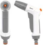 Bradas szórópisztoly, WHITE LINE, 3 funkciós, fém/műanyag, vízáramlás-szabályozás, fehér/szürke (PMWL-EN10TKLV-HU-001V)