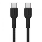 Dudao Cablu Date si Incarcare USB-C - USB-C Dudao L9C, 65W, 1m, Negru - evomag